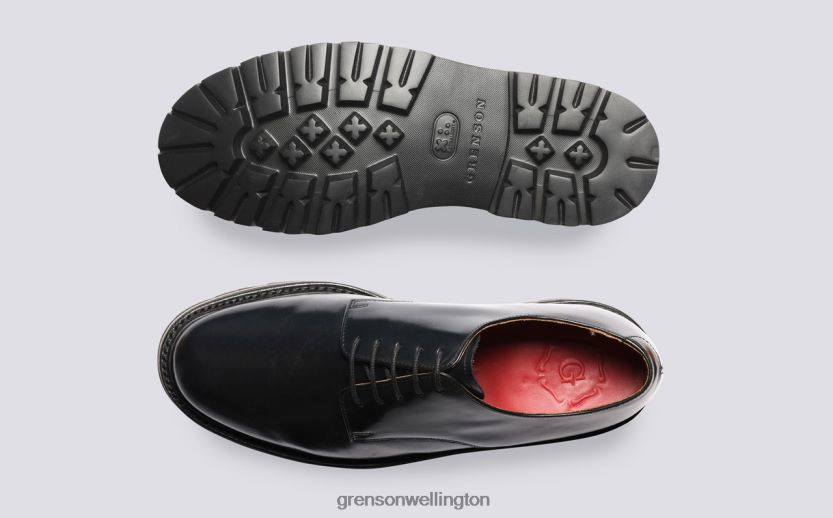 Men Black CURT Grenson R46060160 Derby Shoes