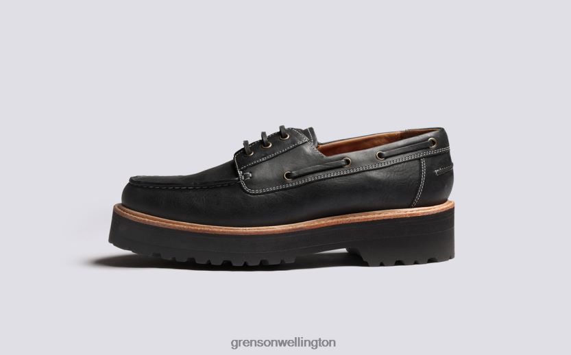 Men Black DEMPSEY Grenson R46060152 Derby Shoes