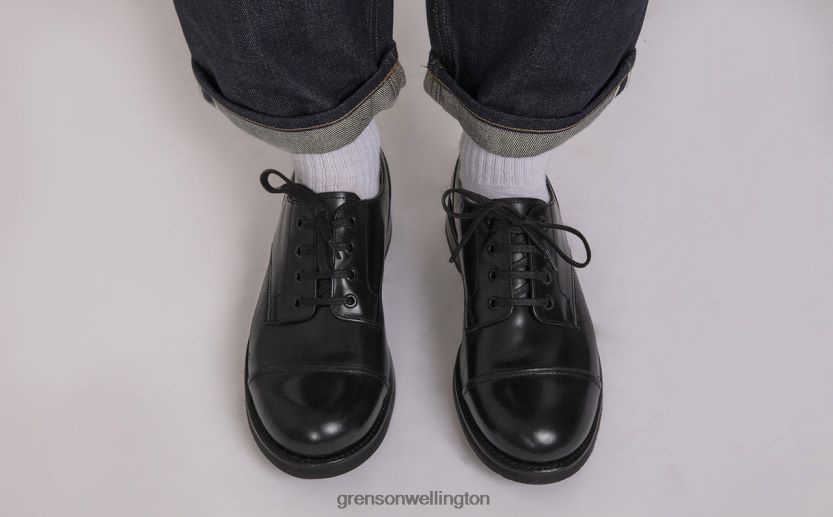 Men Black KEITH Grenson R46060163 Derby Shoes