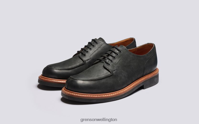 Men Black MAC Grenson R46060165 Derby Shoes