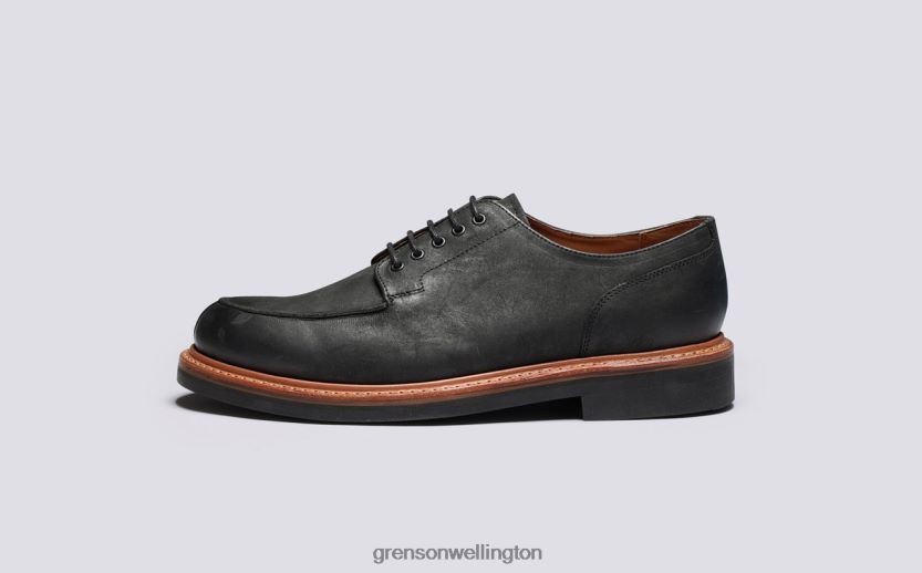 Men Black MAC Grenson R46060165 Derby Shoes