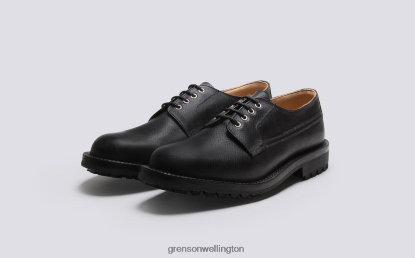 Men Black VICTOR Grenson R46060157 Derby Shoes
