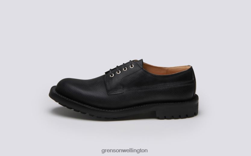 Men Black VICTOR Grenson R46060157 Derby Shoes
