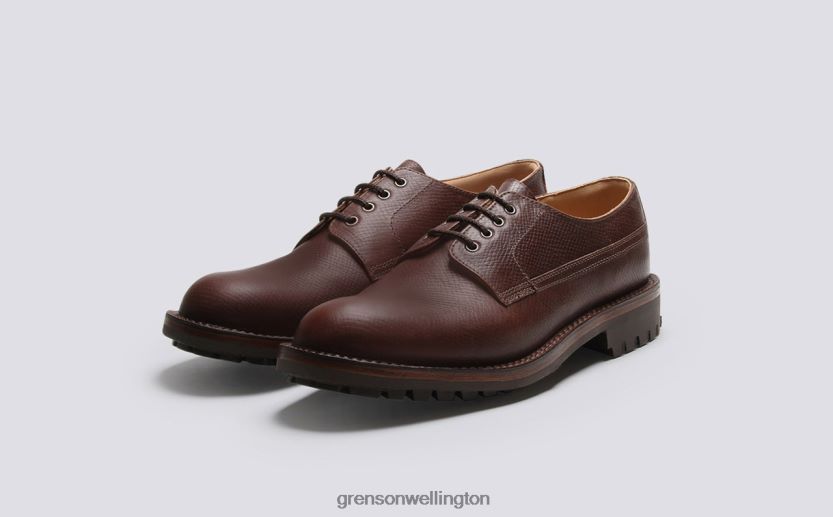 Men Brown VICTOR Grenson R46060156 Derby Shoes