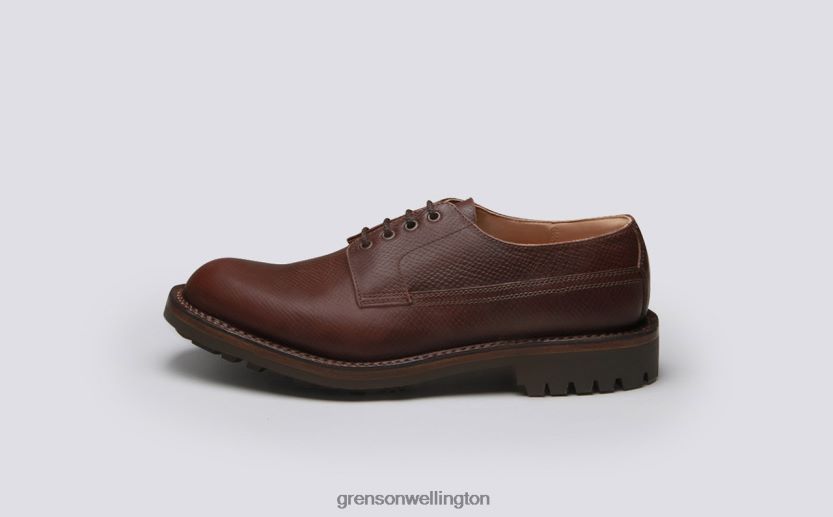 Men Brown VICTOR Grenson R46060156 Derby Shoes