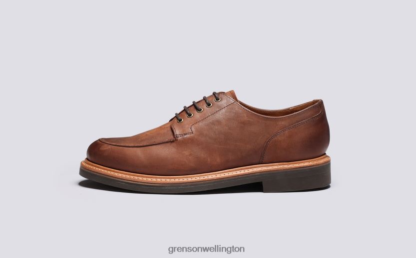Men Coffee MAC Grenson R46060164 Derby Shoes