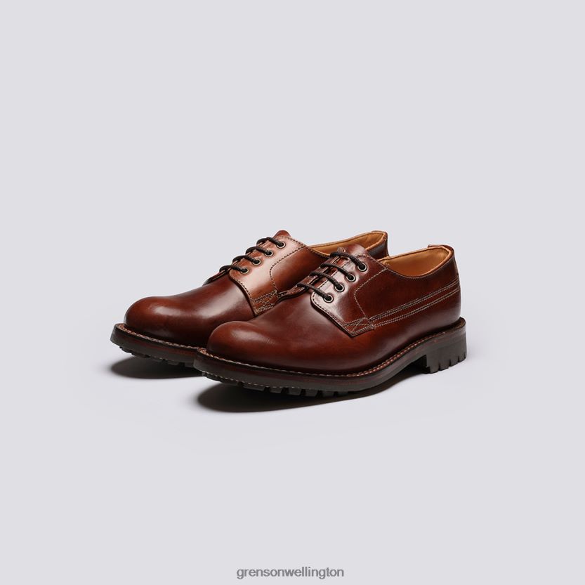 Men Dark Brown VICTOR Grenson R46060155 Derby Shoes