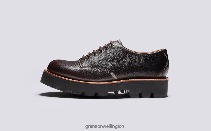 Men Deep Brown CALLAN Grenson R46060150 Derby Shoes