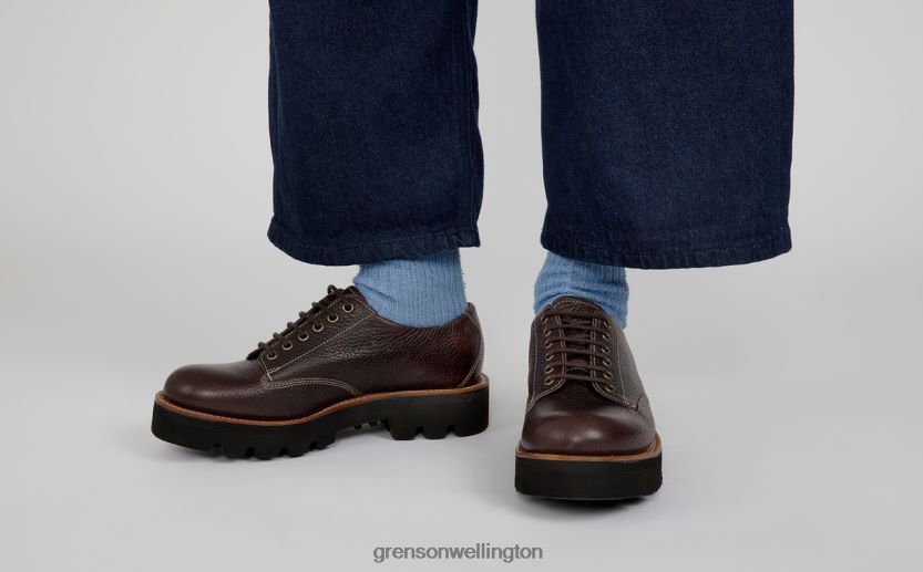 Men Deep Brown CALLAN Grenson R46060150 Derby Shoes