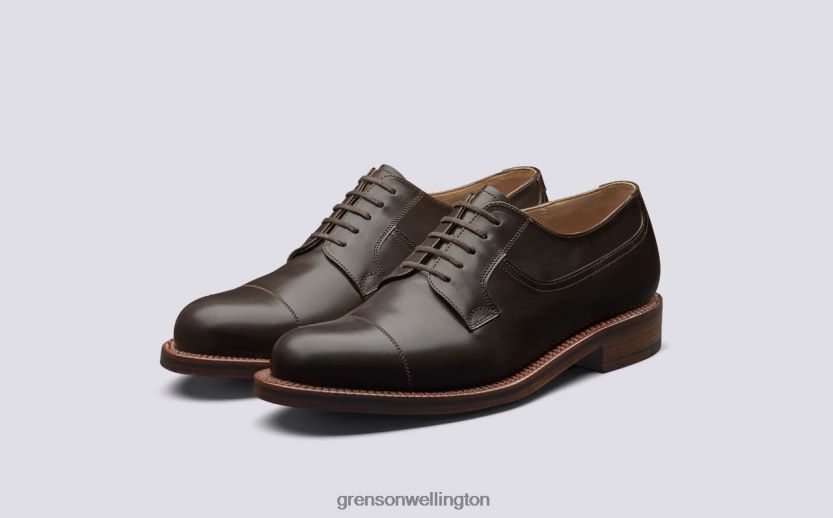 Men Espresso SHOE 10 Grenson R46060166 Derby Shoes