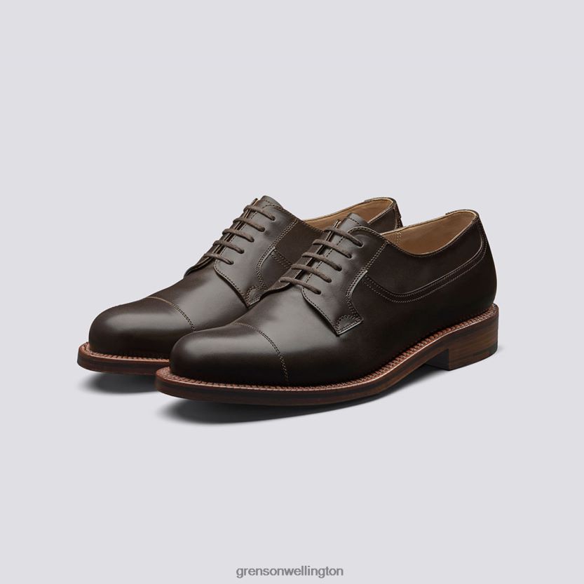 Men Espresso SHOE 10 Grenson R46060166 Derby Shoes