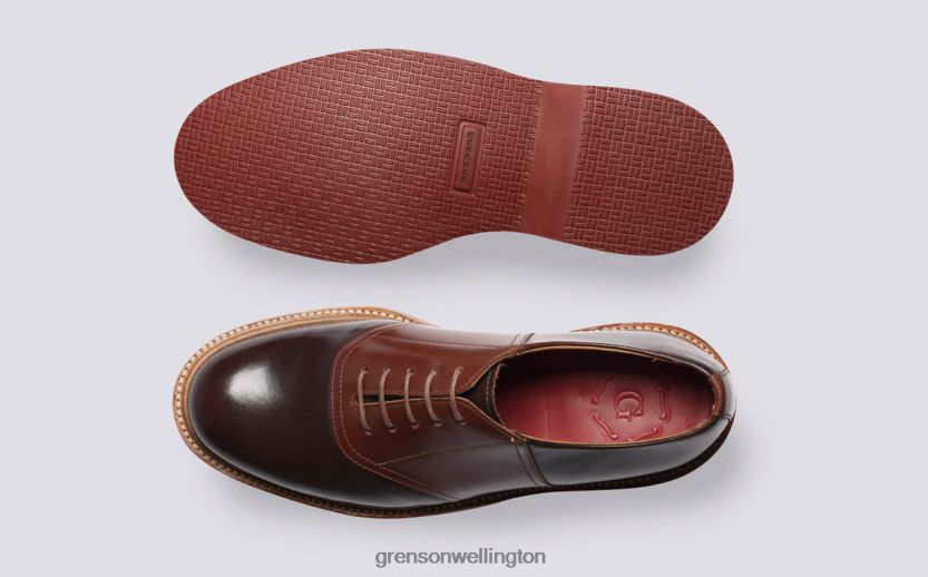 Men Tan/Brown BELLAMY Grenson R46060147 Derby Shoes