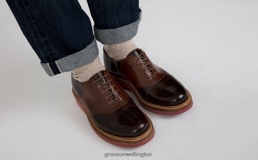 Men Tan/Brown BELLAMY Grenson R46060147 Derby Shoes