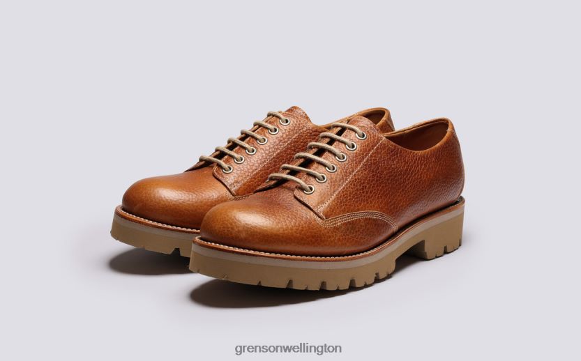 Men Tan CALLAN Grenson R46060149 Derby Shoes