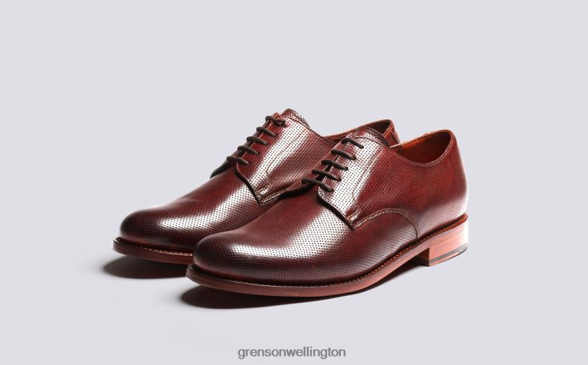 Men Tan CURT Grenson R46060145 Derby Shoes