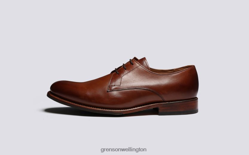 Men Tan GARDNER Grenson R46060159 Derby Shoes