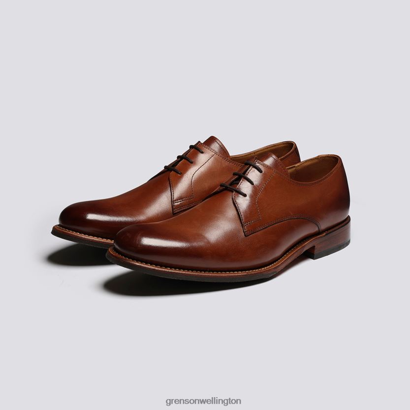 Men Tan GARDNER Grenson R46060159 Derby Shoes