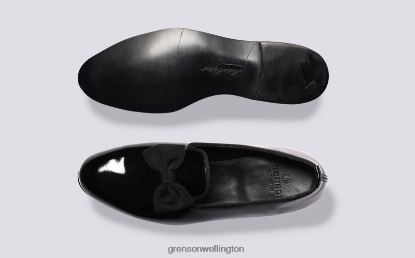 Men Black DRESS SLIPPER Grenson R4606064 Formal Shoes