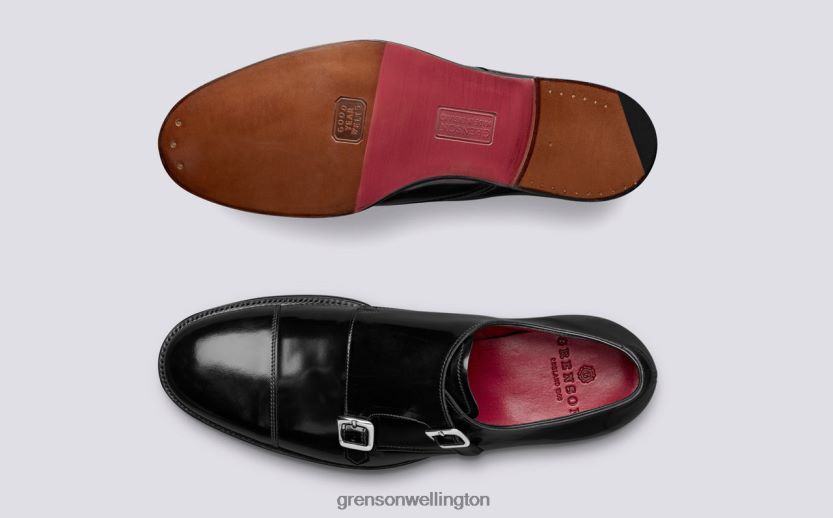 Men Black/Jade HANBURY Grenson R46060106 Formal Shoes