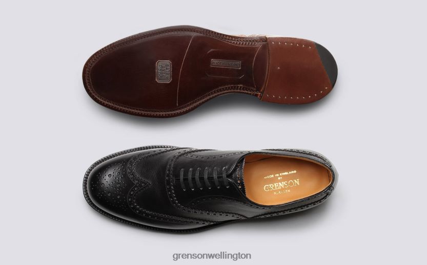 Men Black SHOE 4 Grenson R4606096 Formal Shoes