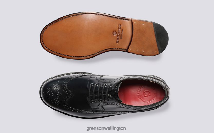 Men Black SID Grenson R46060102 Formal Shoes