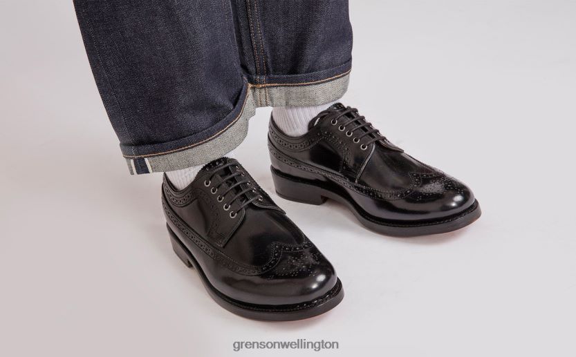 Men Black SID Grenson R46060102 Formal Shoes