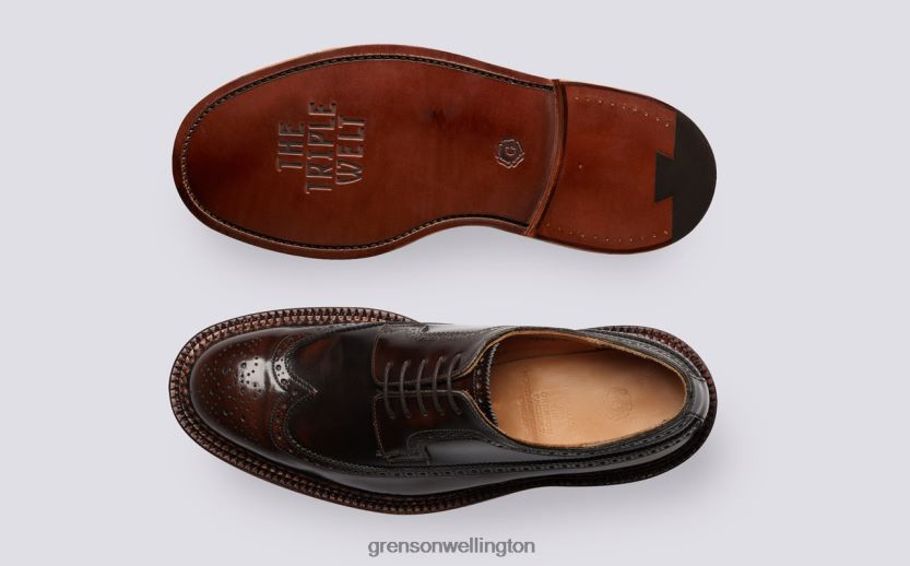 Men Dark Brown ALDWYCH Grenson R4606065 Formal Shoes