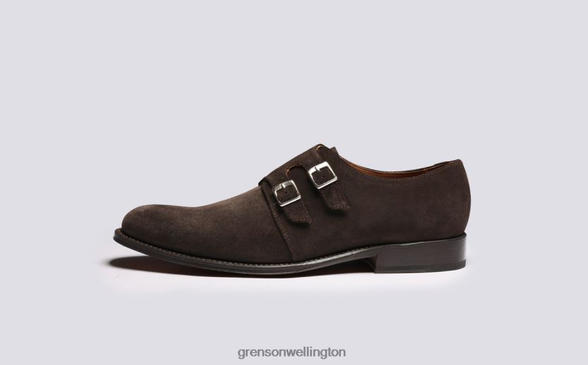 Men Dark Brown ATTICUS Grenson R46060101 Formal Shoes
