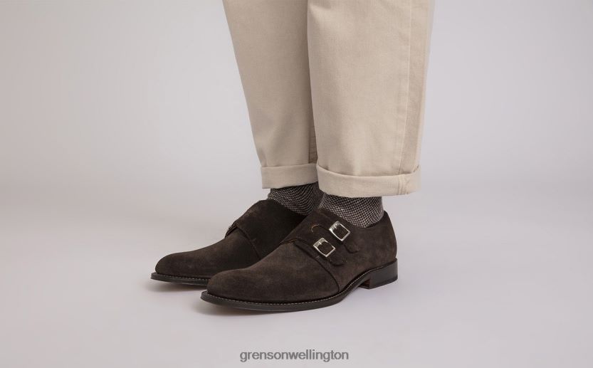 Men Dark Brown ATTICUS Grenson R46060101 Formal Shoes