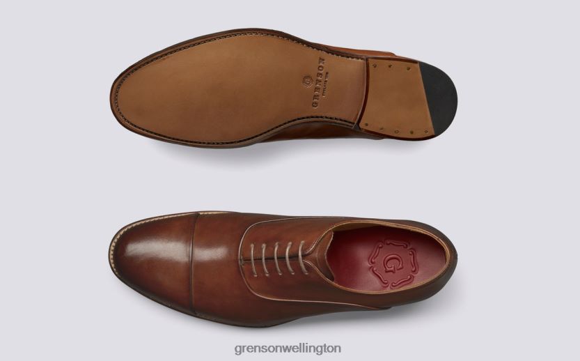 Men Tan BERT Grenson R4606070 Formal Shoes