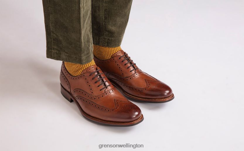 Men Tan DYLAN Grenson R46060104 Formal Shoes