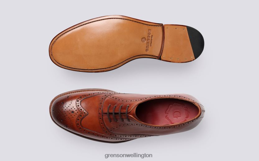 Men Tan LUTHER Grenson R4606090 Formal Shoes