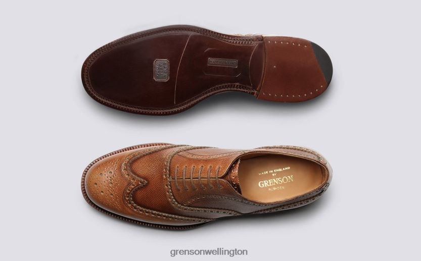 Men Tan SHOE 4 Grenson R4606095 Formal Shoes