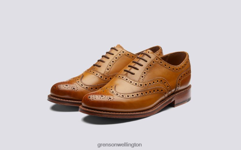 Men Tan STANLEY Grenson R4606099 Formal Shoes