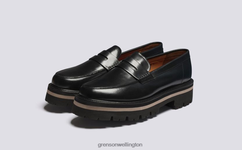 Men Black JEFFREY Grenson R46060126 Loafers