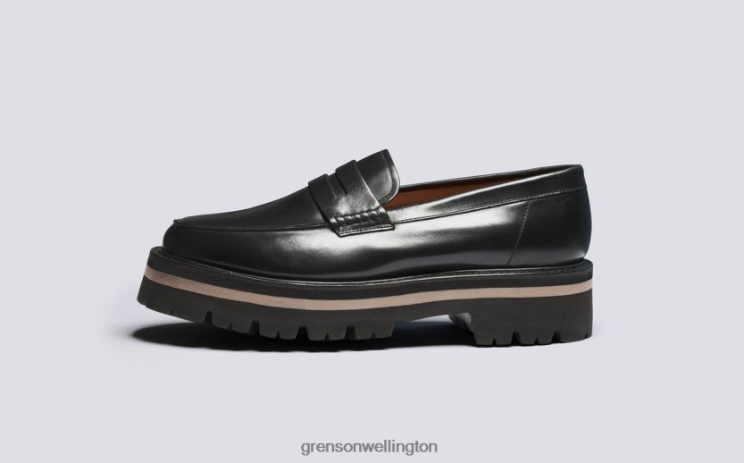 Men Black JEFFREY Grenson R46060126 Loafers