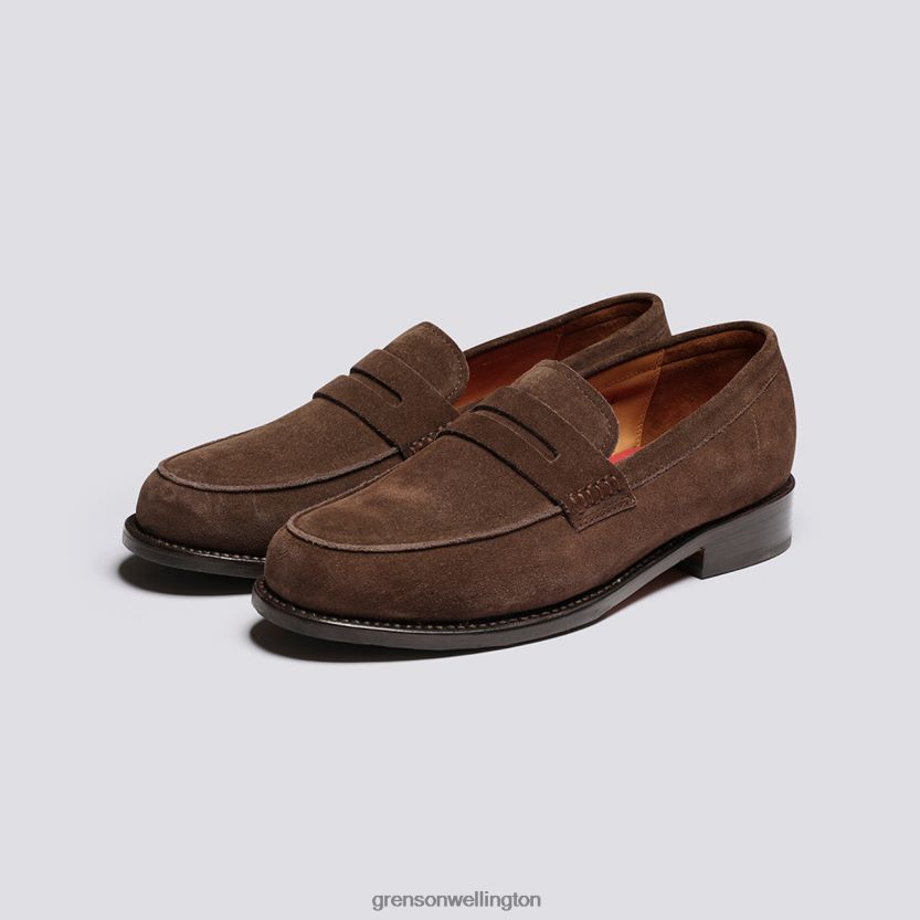 Men Dark Brown JAGO Grenson R46060139 Loafers