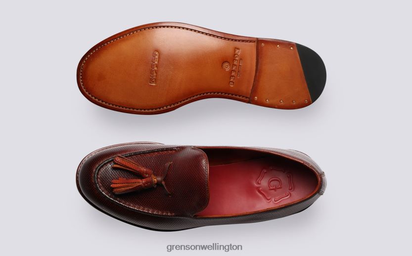 Men Tan MERLIN Grenson R46060132 Loafers