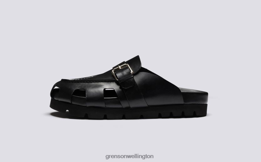 Men Black DALE Grenson R46060214 Sandals