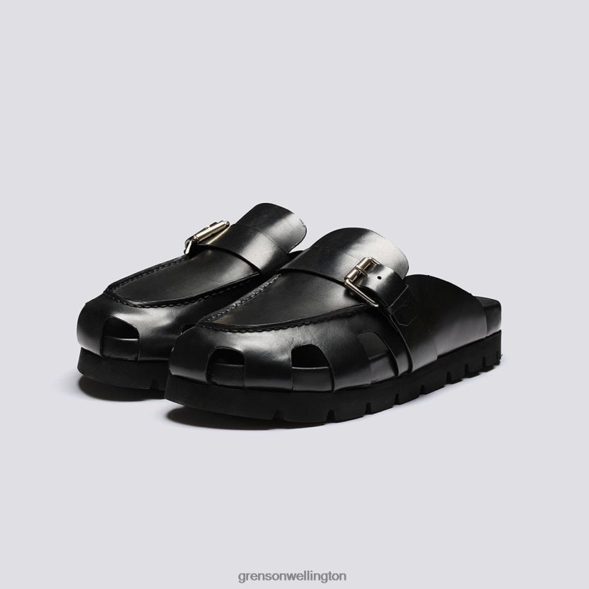 Men Black DALE Grenson R46060214 Sandals
