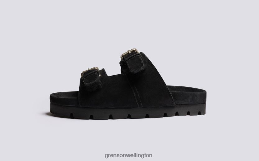 Men Black FLORIN Grenson R46060217 Sandals