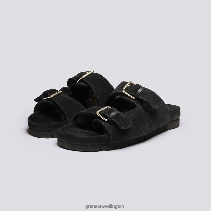 Men Black FLORIN Grenson R46060217 Sandals