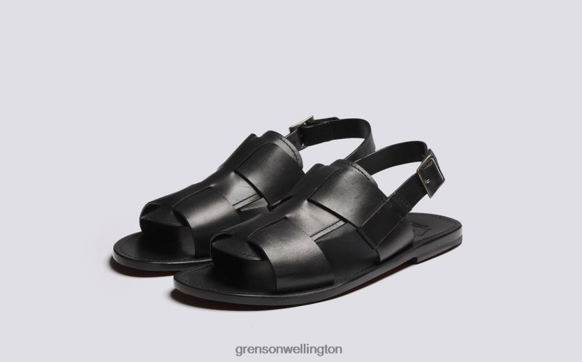 Men Black WILEY 3 Grenson R46060228 Sandals