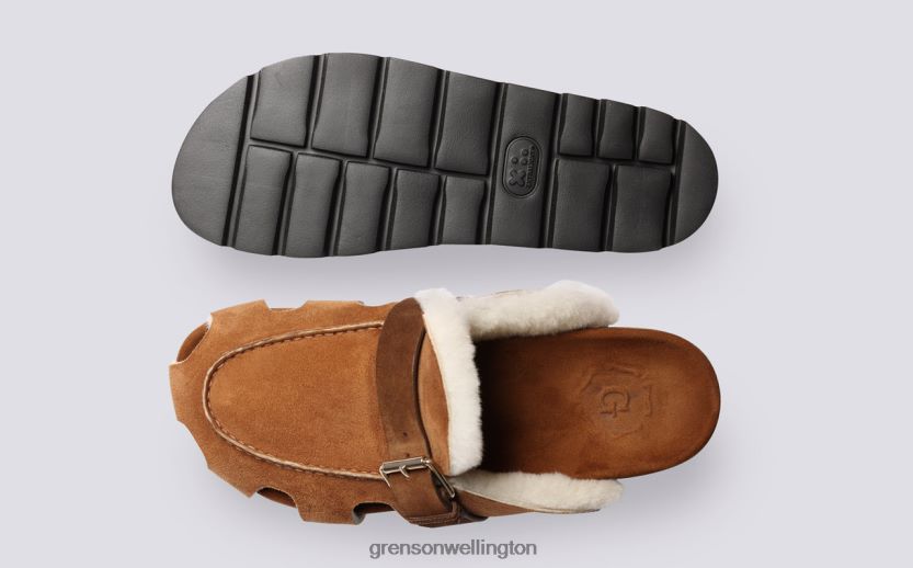 Men Brown DALE Grenson R46060211 Sandals