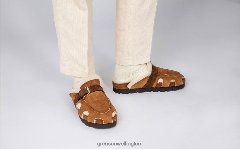 Men Brown DALE Grenson R46060211 Sandals