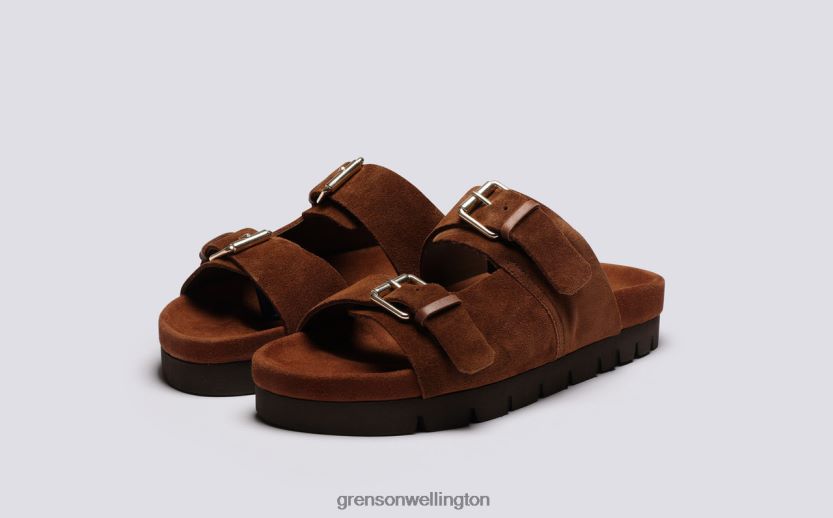Men Brown FLORIN Grenson R46060215 Sandals