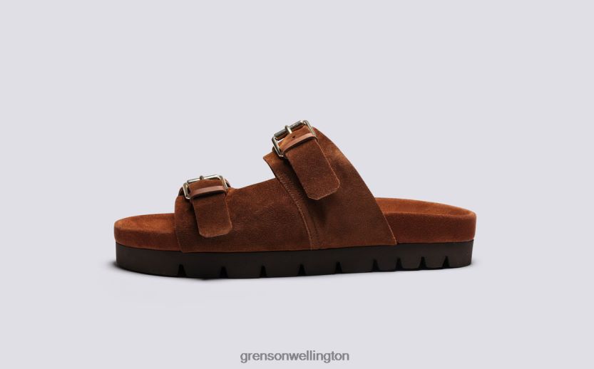 Men Brown FLORIN Grenson R46060215 Sandals