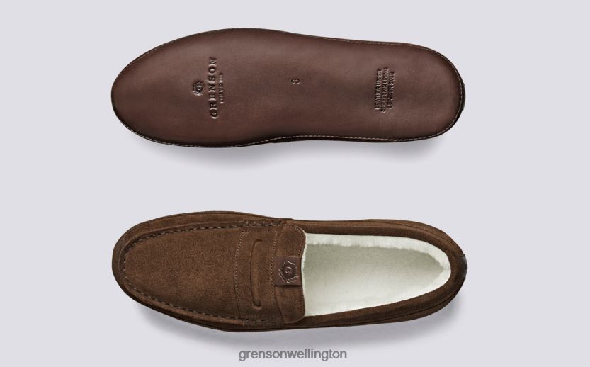 Men Cigar SLY Grenson R46060210 Sandals