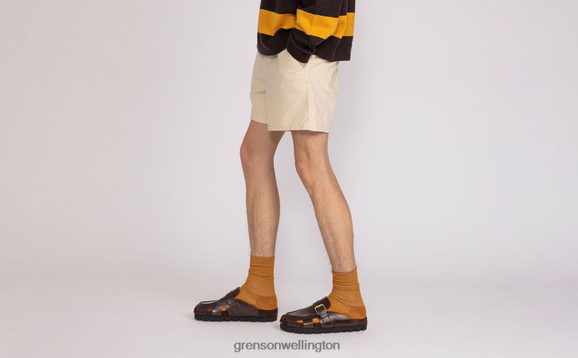Men Dark Brown DALE Grenson R46060213 Sandals