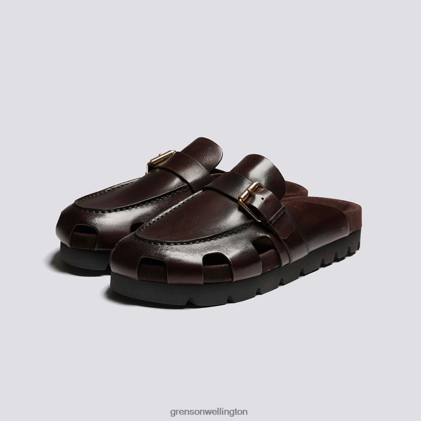 Men Dark Brown DALE Grenson R46060213 Sandals